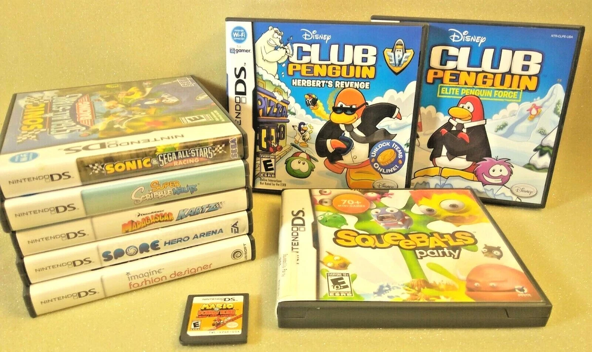 2 GAME LOT / SEGA NINTENDO DS SONIC CLASSIC COLLECTION / ALL-STARS RACING /  USED