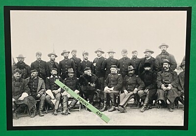 Found 4X6 PHOTO of Old DAKOTA U.S. CAVALRY SOLDIERS