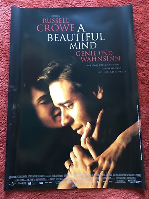 A beautiful mind Kinoplakat Poster A1, Russell Crowe, Jennifer Connelly