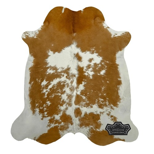 6x7 Fuß Chromatischer Braun & Weiß Kuhfell Teppich - 100 % Echtleder - Bester Preis - Bild 3 von 11