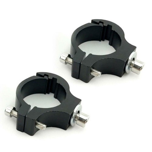 2* Motorcycle Bike Handlebar Fork Tube Clamp Bracket Unviersal External Nice - Picture 6 of 12