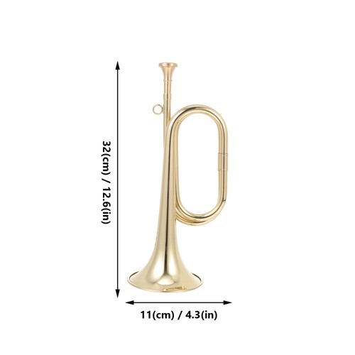 Brass Toy Trumpet Kids' Leaning Tool Educational Plaything Children Trumpet - Picture 5 of 12