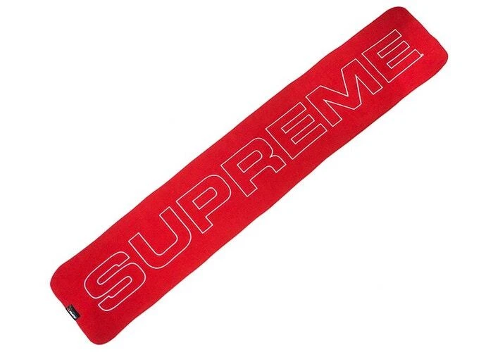 Écharpe logo Supreme Polartec rouge « FW17 »