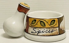 Jo!e Jole Joie MSC International Mortar Pestle Spice Grinder Vitrified Porcelain