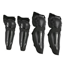 Elbow Knee Guard Pads Gear For Sport Motorcycle Cycling Comfort Safety 4PCS E8P2