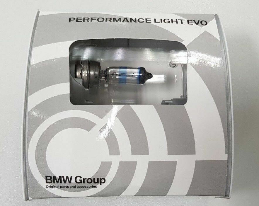 Genuine BMW Performance Light EVO H7 55W Power Headlight Bulbs 