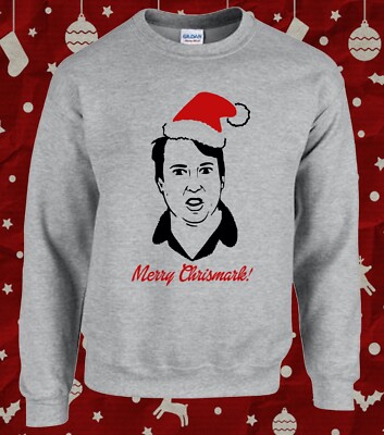 Lustiger Weihnachtspullover Pullover Merry Chrismark Peep Show