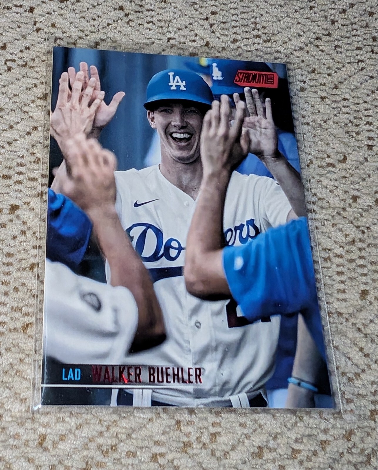 2021 WALKER BUEHLER STADIUM CLUB RED FOIL #80 (DODGERS)
