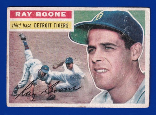 Ray Boone Tiger 1956 Topps grauer Rücken #6 GUT/SEHR GUT