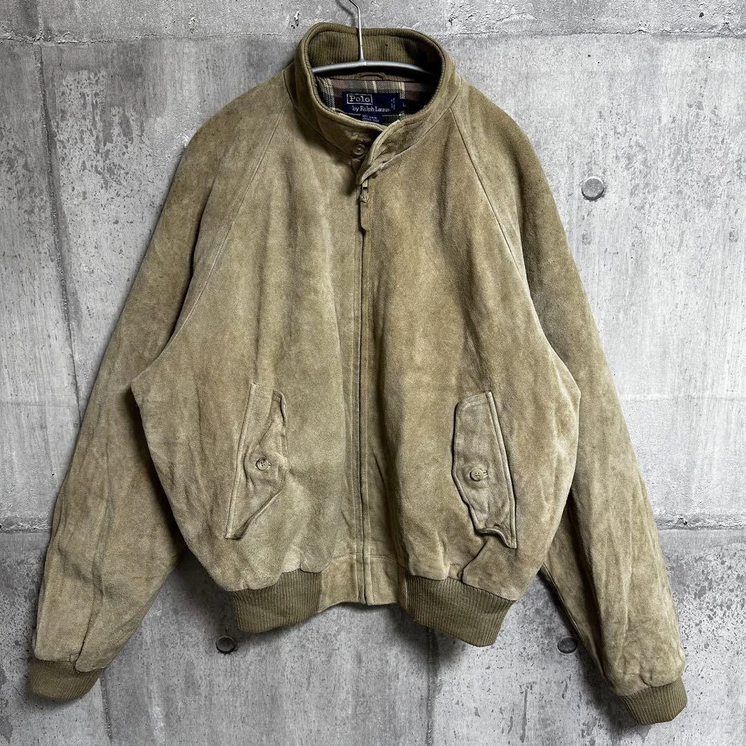 Polo Ralph Lauren jacket G9 Type 90's Suede size L beige from Japan