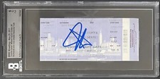John Cena Signed WWE Survivor Series Nov. 20, 2001 Ticket Beckett 5 Ex Auto 10