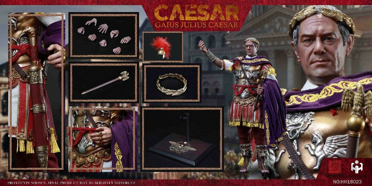 HH Model HH18023 ROME Imperial Army Julius Caesar 1/6 Action