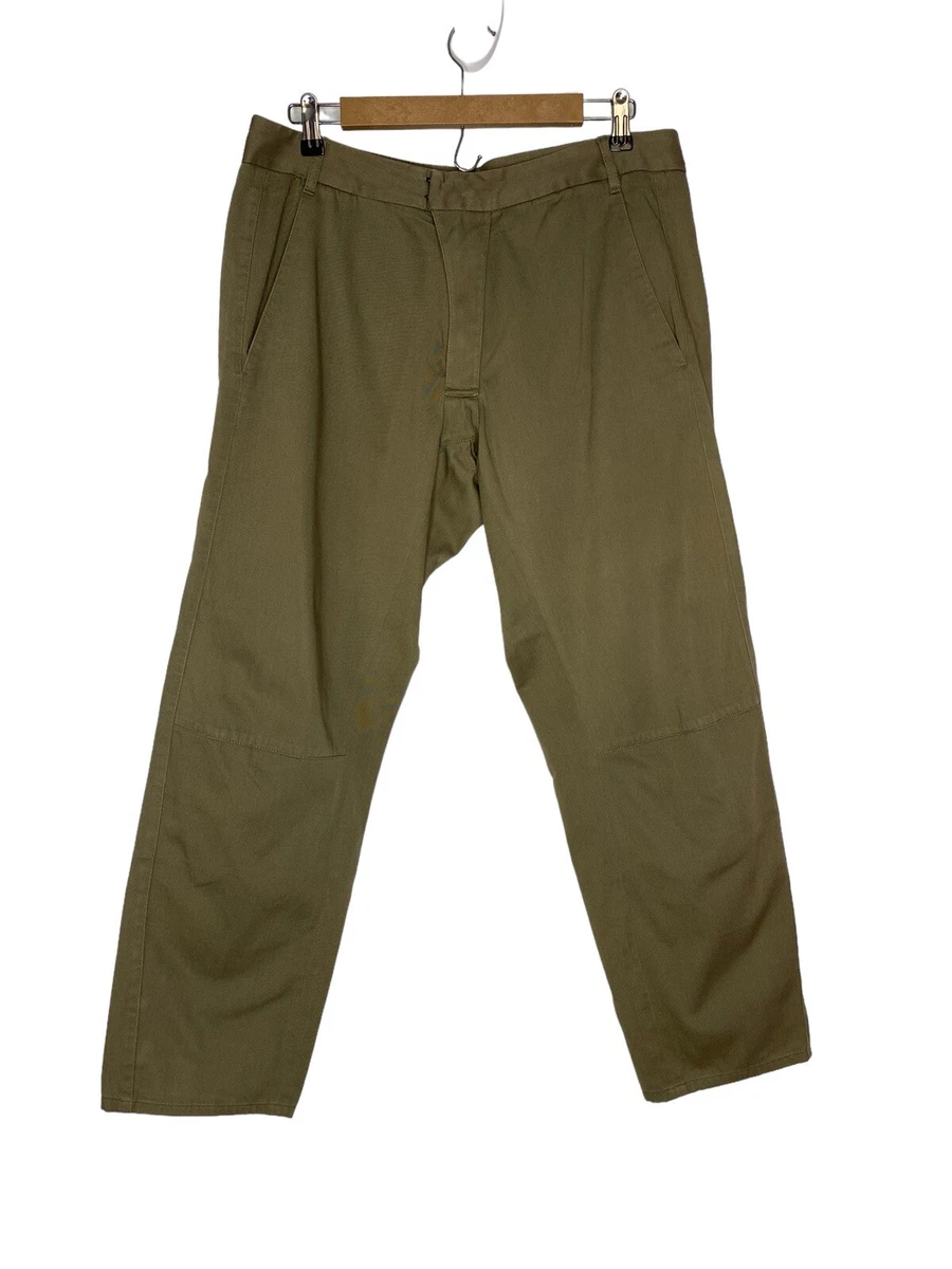 Maison Margiela Size 52 Pants Utility Surplus Chino 35x29.5” Army 