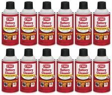 CRC 05023 Battery Cleaner with Acid Indicator 11 Wt Oz, 12 Pack