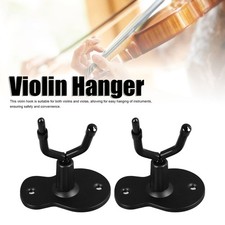 Adjustable Dual Head Violin Hanger For Violas Wall Mounted Metal Hook NZVA IZCP