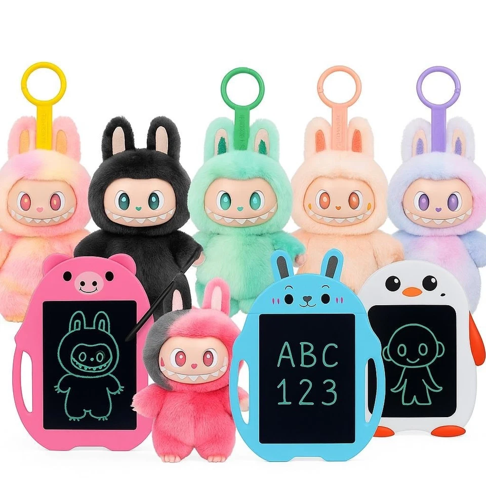 Kids LCD Drawing Tablet with Plush Doll- Random Color and Style Chosen - Image 3 of 4