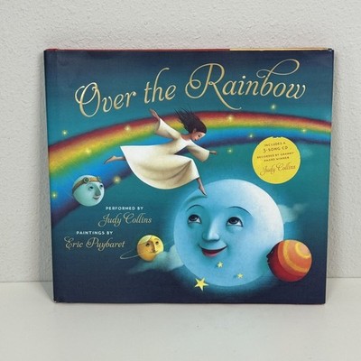Judy Collins SIGNED Over the Rainbow Hardcover Book With Audio CD 2009
