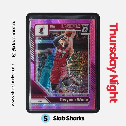 2024 PANINI DONRUSS OPTIC #231 DWYANE WADE HYPER PINK PRIZM LEGEND