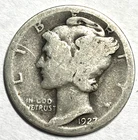 1927-D 10C Mercury Dime 90% Silver  *FREE SHIPPING*