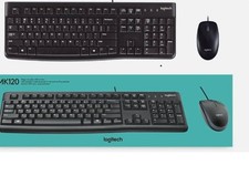 MK120 Wired Keyboard and Mouse Combo for Windows, Optical Wired Mouse, Full-Size