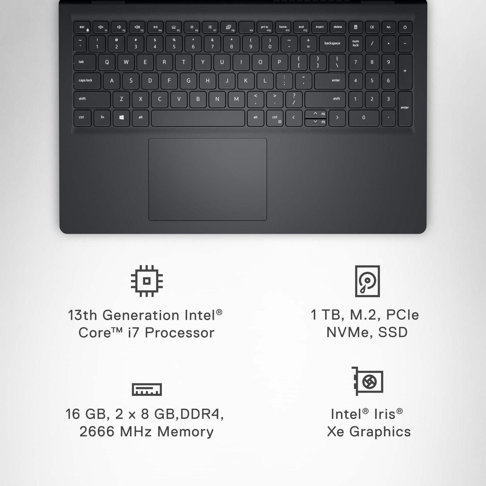 Dell - Inspiron 15" Touch Screen Laptop - Intel Core i7 with 16GB Memory - 1T...