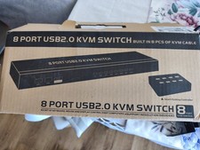 MT-VIKI VGA KVM Switch 8 Port 1U Rackmount 8 ...