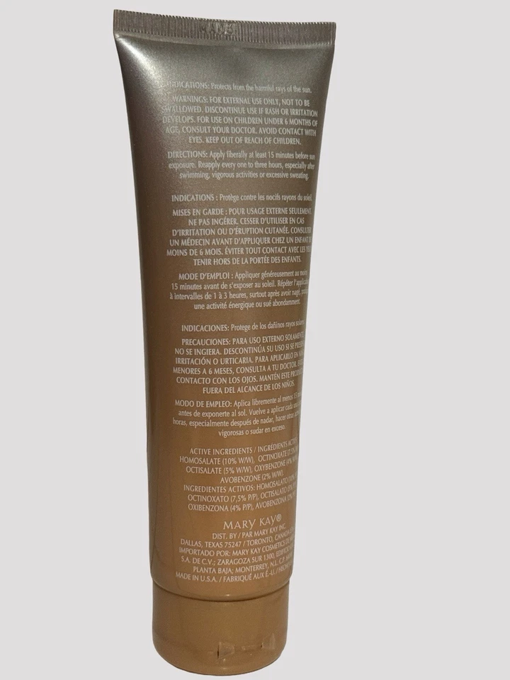 Mary Kay Sunscreen SPF 30 4 Fl. Oz / 118 Ml New In Box Fast Ship - Image 3 of 4