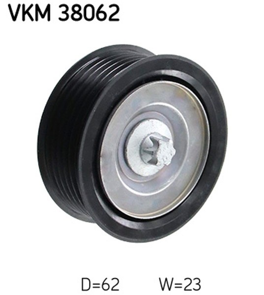 SKF Umlenk-/FüHrungsrolle Keilrippenriemen VKM 38062 FüR Mercedes SL Klasse CLS-image