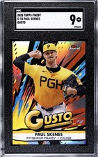 Paul Skenes 2025 Topps Finest SP Gusto #G-10 SGC 9 Pirates