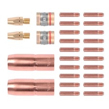 26PCS MIG Welding Torch Kit Acc 0.035" Tip Nozzle Diffuser for Miller M-25/M-40