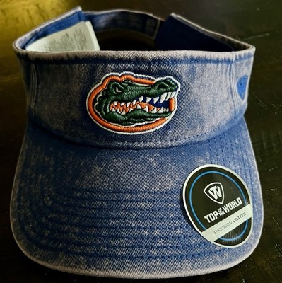 Florida Gators TOP NCAA Denim Blue Jean Adjustable Visor New