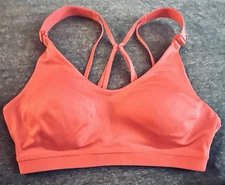 Calia By Carrie Underwood Strappy Wireless Sports Bra Size Small ~ Coral Pink