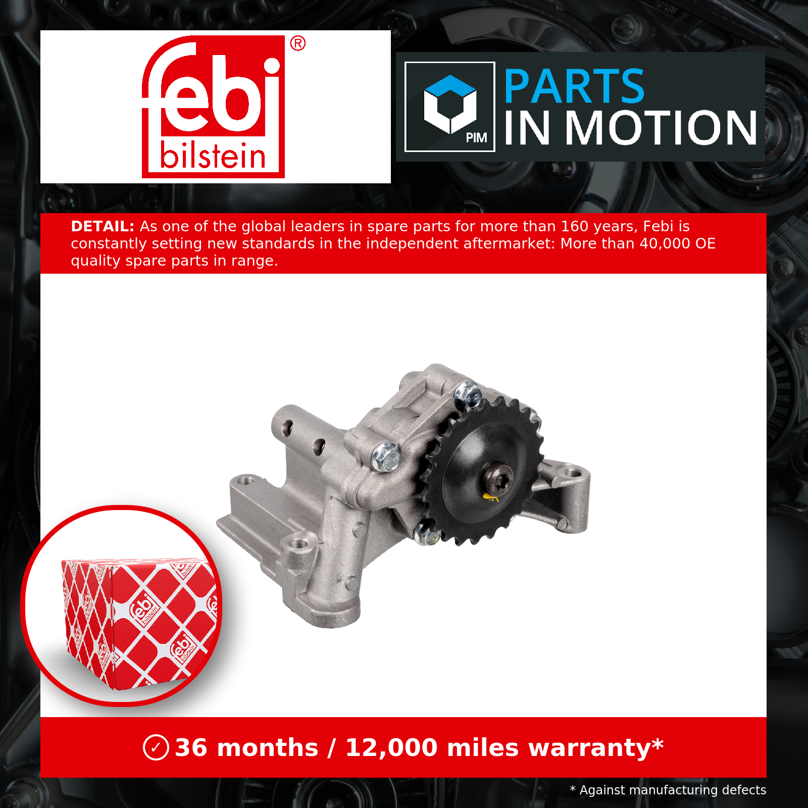 Oil pump 102124 FEBI BILSTEIN for VW SKODA SEAT AUDI - Image 13
