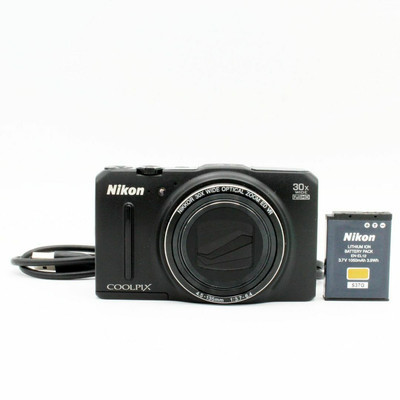 Nikon COOLPIX S9900 Black 16.0 MP Compact Digital Camera 30x Nikon COOLPIX S9900 Black 16.0 MP Compact Digital Camera 30x
