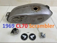 1969 Honda Scrambler CL70 K0 Fuel Gas Tank. 1968 CL50 Petrol Tank or Cafe Racer