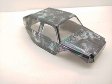 Custom Painted Proline Ford Truck 1/10 Crawler Body White Green Gray 12.3" WB