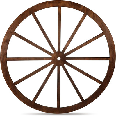 Wood Wagon Wheel Decorative Old Western Style Wagon Wheel Decor Vintage Rustic W