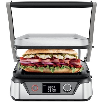 Chefman 5-in-1 Digital Panini Press Grill Sandwich Maker and Griddle Grill Combo