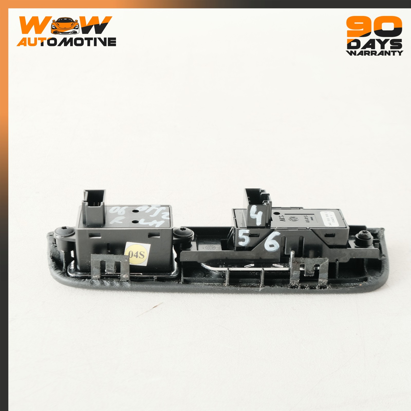 04-19 BENTLEY CONTINENTAL FLYING SPUR REAR LEFT WINDOW REGULATOR SWITCH TRIM OEM