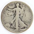 1919-D Walking Liberty Half Dollar Silver WLH Fifty Cent Piece 50c