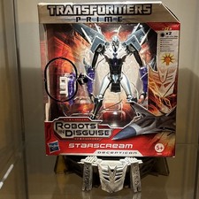 Transformers Prime RID Starscream Voyager Hasbro 2012 TFCC, MISB Light Gun, RARO