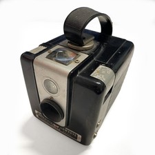Vintage Kodak Brownie Hawkeye Flash Model - Bakelite Box Camera - UNTESTED