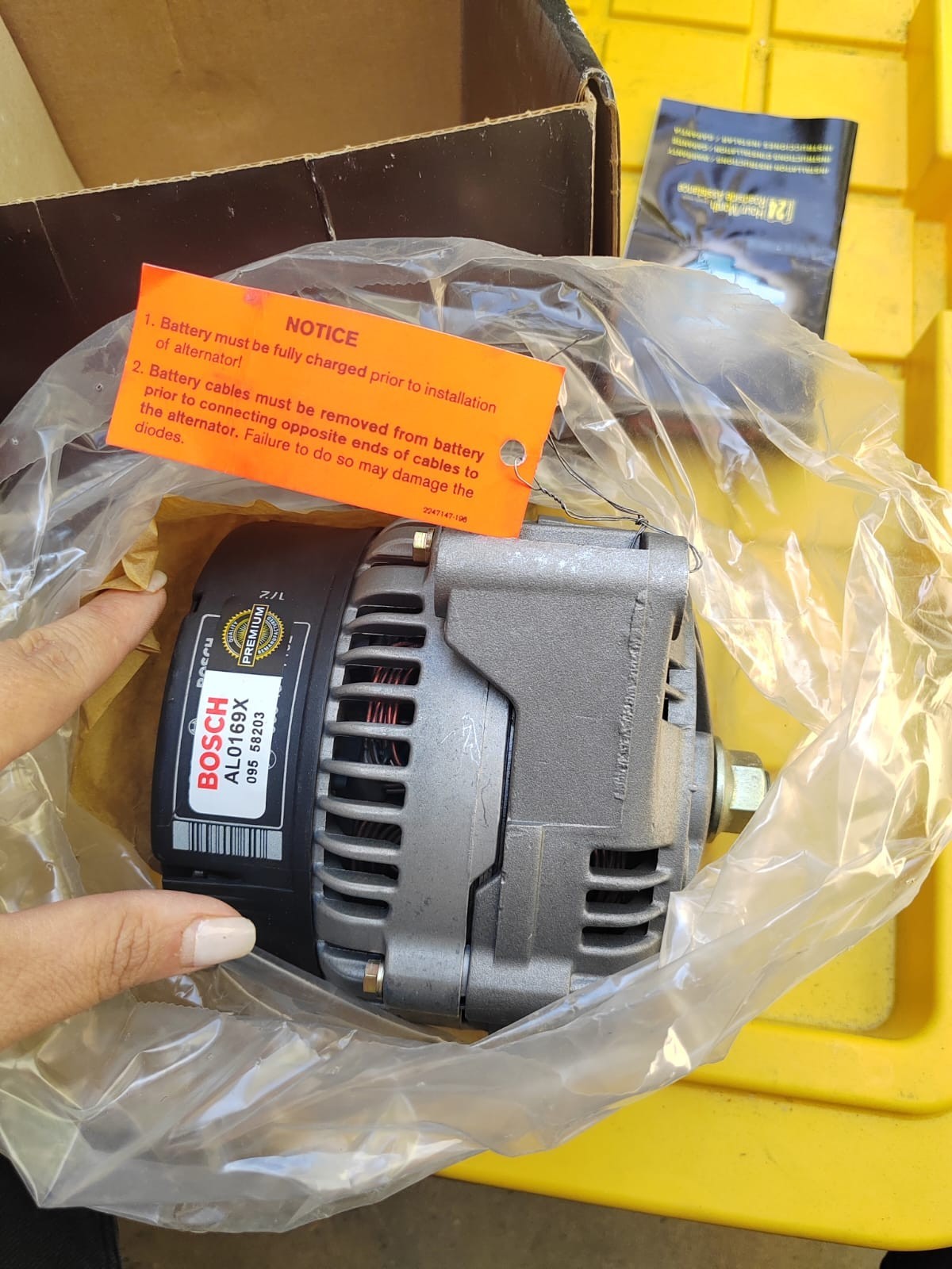 PREMIUM ALTERNATOR BOSCH AL0169X