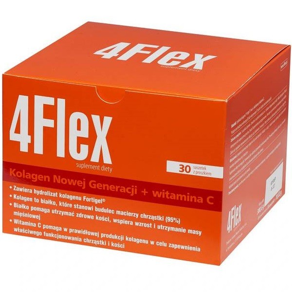 4FLEX 30 sachets Natural Collagen Hydrolyzate + Vitamin C 4 FLEX