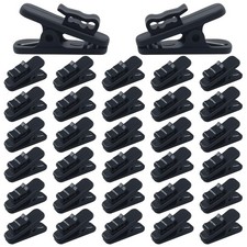 32 Pack Earphone Wire Clips Headphone Mount Cable Clothing Clips for Fixing