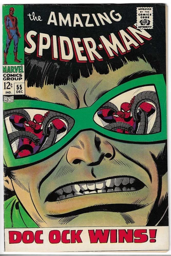 Amazing Spider-Man #55 (1967) FN/VF 7.0–7.5 🔥 CLASSIC DOC OCK COVER 🔥 SILVER