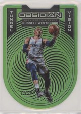 2020 Obsidian Tunnel Vision Electric Etch Green Flood Russell Westbrook #1 0c3