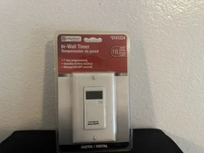 Utilitech In-Wall 7 Day Indoor Digital Timer 0141224 On Off Settings New