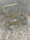 Vintage MCM G.S.E. Ottone Garant Mandruzzato Murano Glass Lidded Casket Box
