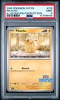 2024 Pokemon Illustration Contest Pikachu #214 Black Star Promo PSA 9